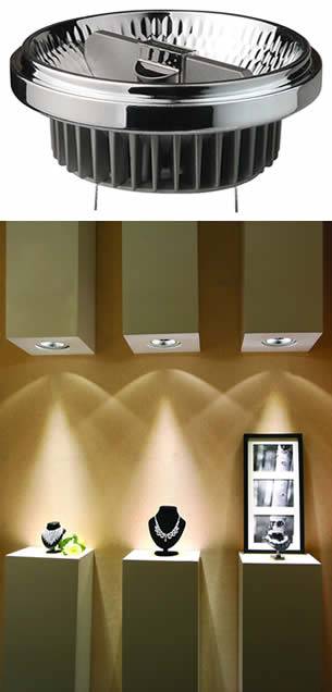 New AR111/QR111 LED-Lampen in E27, GU10 und G53